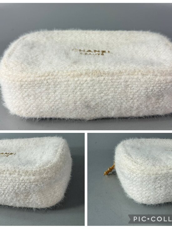 Chanel Beaute Snowflake Makeup Cosmetic Bag - Picture 12 of 12